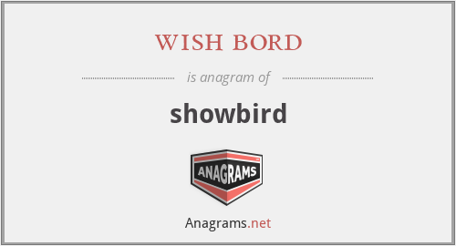 wish bord - showbird
