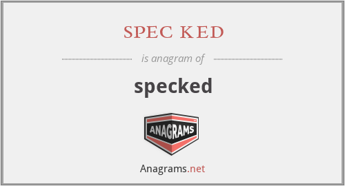 spec ked - specked