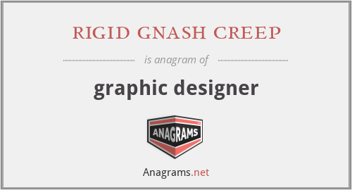 rigid gnash creep - graphic designer