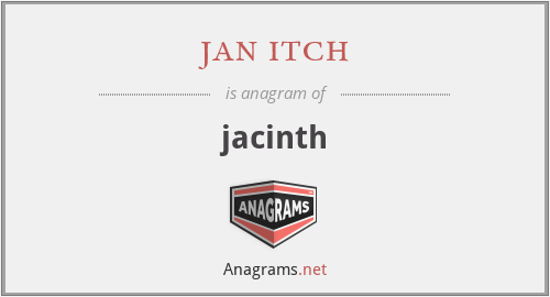 jan itch - jacinth