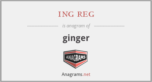ing reg - ginger