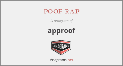 poof rap - approof